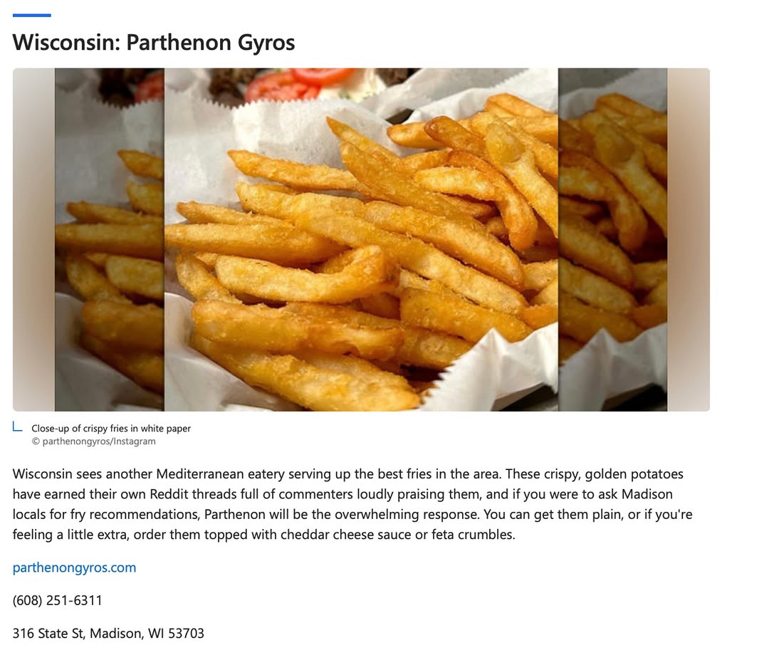 Best fries in Wisconsin?! 🍟👀 We love to see it!!
Which one is your favorite: R