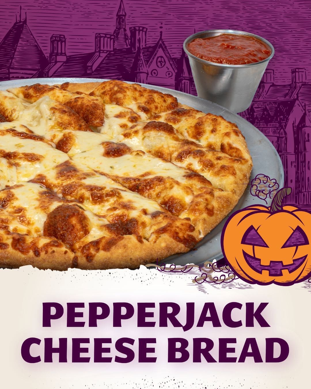 Beware: Pepperjack Cheese Bread brings just the right amount of bite. Our hand-t