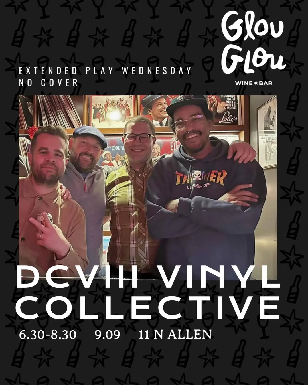 LIVE DJ + NATURAL WINES: WED 9.09 // 6.30PM // NO COVER

⏰ Doors & Wine Bar Open